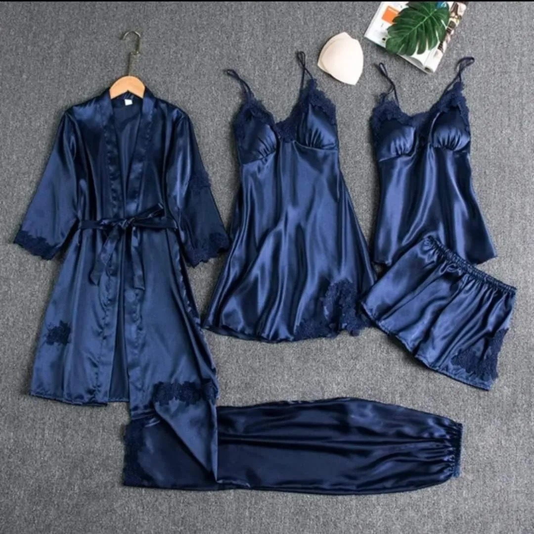 5pcs Night Set For Girls | Bridal Nighty